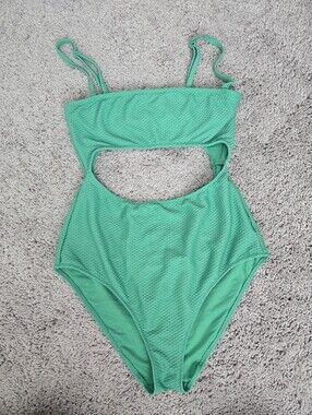 aerie One Piece. Textured Swimsuit Size Medium